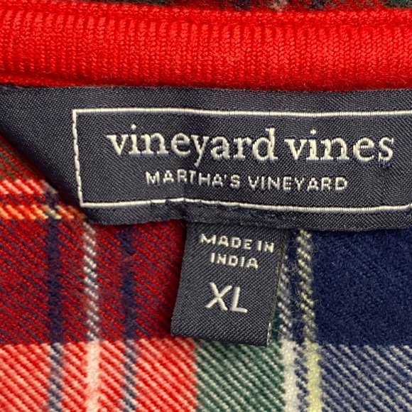 VINEYARD VINES Women’s Flannel PJ Set Long Sleeves in Size XL*** - Picture 9 of 12